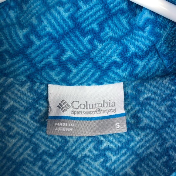Columbia Small 1/4 zip fleece sweater - Picture 4 of 9